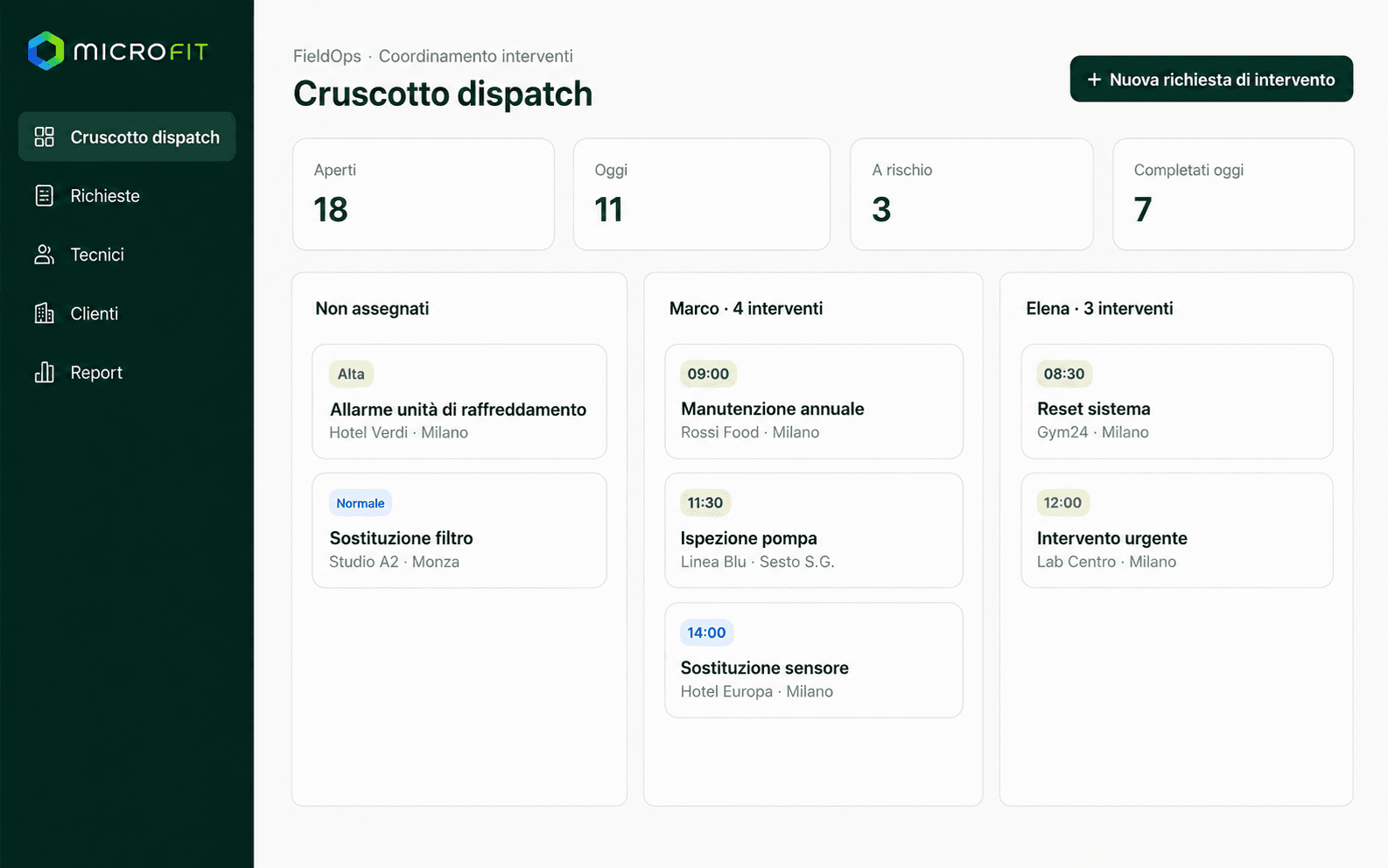 FieldOps application screenshot